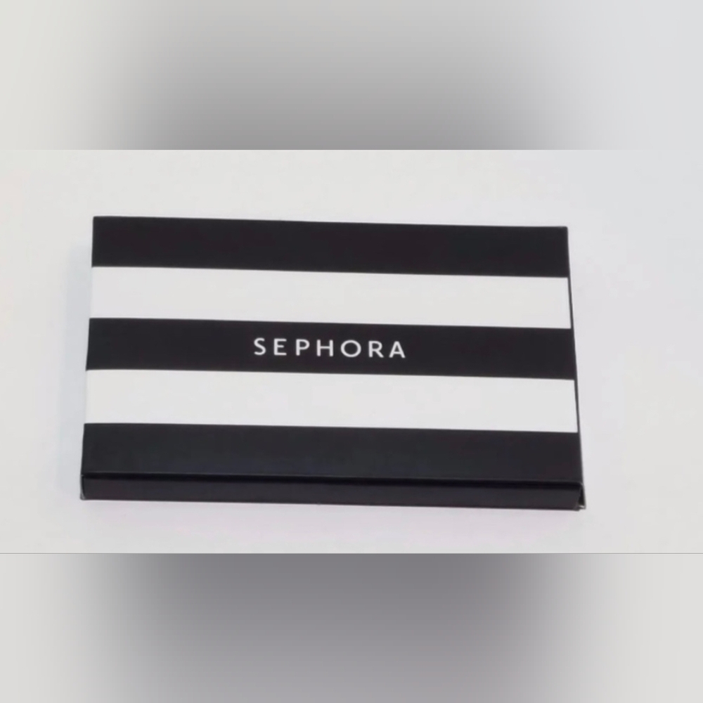 Sephora Black and White Striped Double Sided Mirror